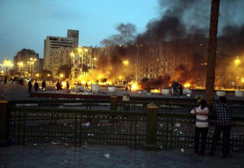 L’Egitto in fiamme