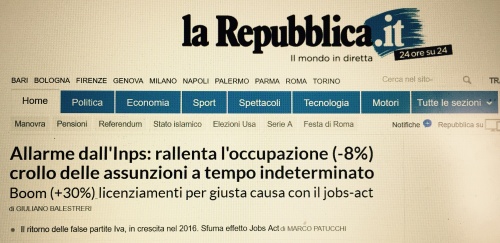 L’economia reale dell’Italia renziana