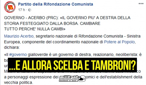 La strana hit parade dei governi reazionari…