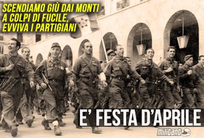 E’ festa d’aprile… resistere e costruire!