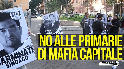 No alle primarie di mafia capitale (+ video)
