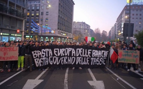 Note sul movimento dei “forconi” e i conflitti interni della borghesia.