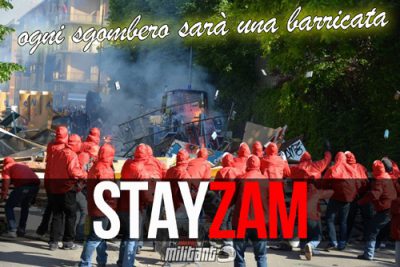 I sogni non si sgomberano… stayzam!